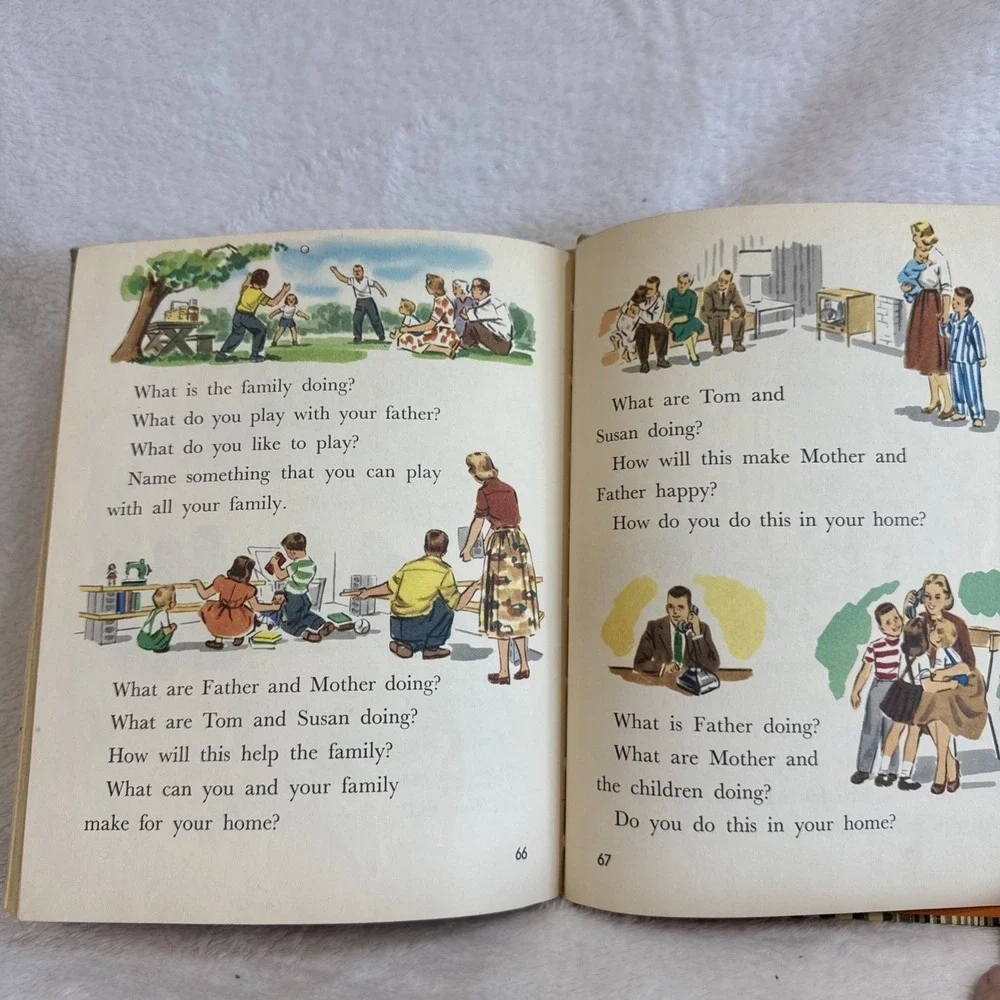 At Home‎ Book 3 1956 Grade 1 Scott Foresman Basic Social Studies